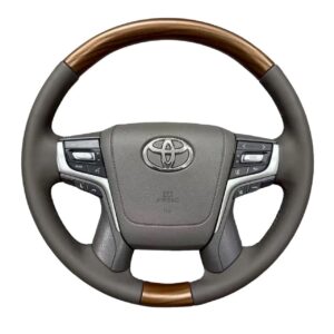 LC200灰皮黄木 (LC200 Grey leather, yellow wood grain)