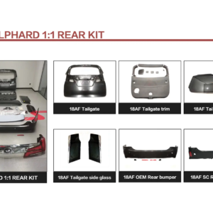 2018 ALPHARD 1:1 REAR KIT