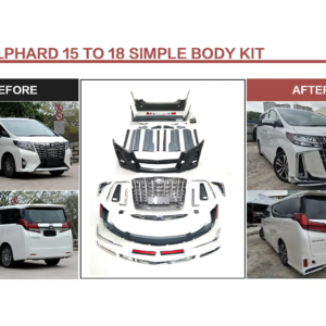 FOR ALPHARD 15 TO 18 SIMPLE BODY KIT