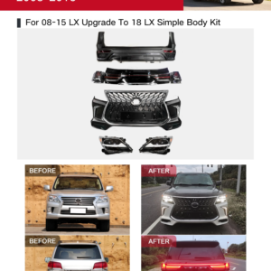 For 08-15 LX Upgrade To 18 LX Simple Body Kit
