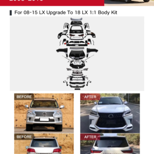 For 08-15 LX Upgrade To 18 LX 1:1 Body Kit