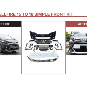 FOR VELLFIRE 15 TO 18 SIMPLE FRONT KIT